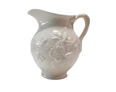 Mintons 18th Century Staffordshire Salt Glaze Creamer 4  Strawberry Pitcher • $16.50