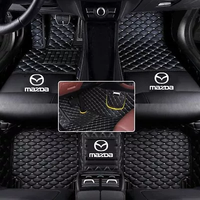 Fit For Mazda 5 2004-2018 Car Floor Mats Waterproof Luxury Foot Rugs Liners Auto • $42.44