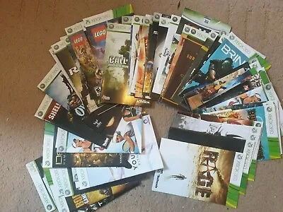 Microsoft Xbox 360 Manuals With Free Postage • £1.99