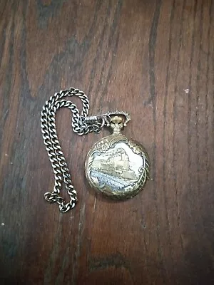 Modern Majestron Quartz Train Pocket Watch • $20