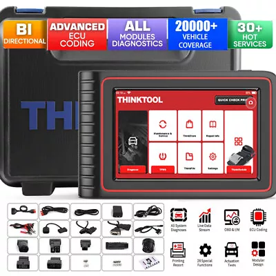 OBD2 Scanner Bidirectional All System ECU Coding Key TPMS Programming Diagnostic • $599