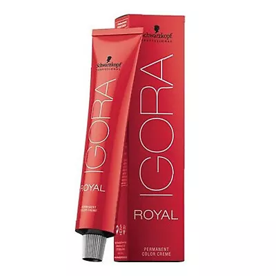 SCHWARZKOPF PROFESSIONAL IGORA ROYAL HAIR COLOUR LIGHT BLONDE GOLD EXTRA 60g • $16.95