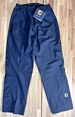 DryJoys By Footjoy Black Hydrolite Waterproof Golf Rain Pants Men's Small *NWT* • $89.95