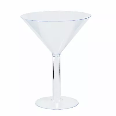 Giant Plastic Martini Glasses Funny Party Supplies Serving Dish  2 Pieces • $25.69