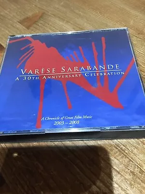 Varese Sarabande 30th Anniversary Soundtrack 4 Disks Not On Spotify • £20