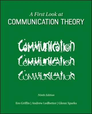 A First Look At Communication Theory 9e By Em Griffin  (PAPERBACK)    5/19/21 • $59.65