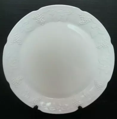 Vintage Milk Glass Platter Indiana Colony Harvest Grape Grapevine 14inch • $20.71