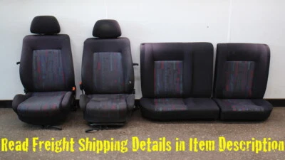 $699.99 • Buy Front & Rear Party Sport Seat Set 93-99 VW Jetta Golf GTI MK3 - Genuine