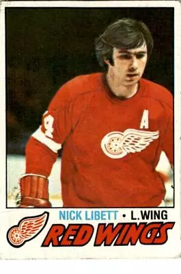 1977-78 Topps #103 Nick Libett Detroit Red Wings Vintage Original • $2.49