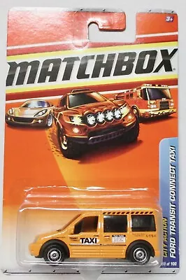 2010 Matchbox Ford Transit Connect Taxi City Action 59/100 Combined Shipping • $7.99