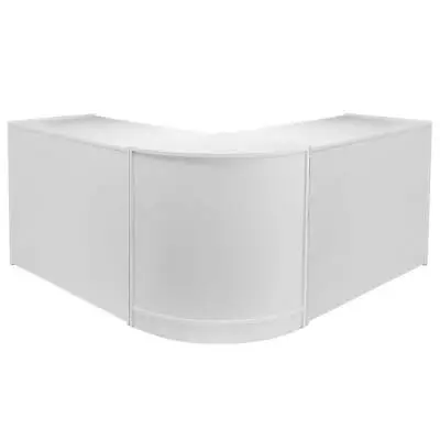 £549.99 • Buy Retail Counters Shop Display Storage Cabinet Glass Showcase White Shelves Zodiac
