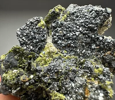 75 G. Magnetite Crystals Cluster Epidote On Matrix @Pakistan • $9.99