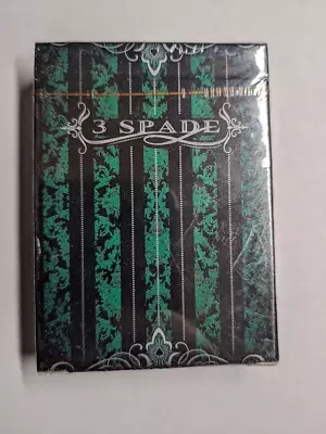 3SPADE Ellusionist GAFF Playing Card Deck Artifice Green Magic Trick  NEW • $15.50