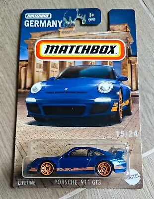 Matchbox - Germany 2024 - Porsche 911 Gt3 Blue 15/24 • $12.45