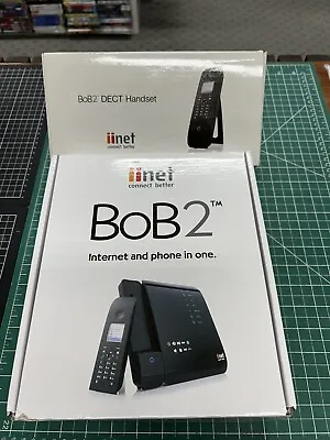 IiNet BOB2 Cordless Phone VOIP & Wireless Router Gateway ADSL2+ Excellent Condit • $25