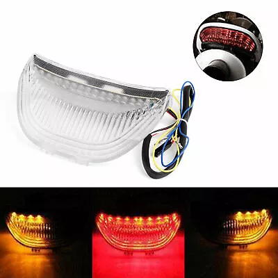 LED TailLight Turn Signals Fit For Honda CBR600RR 03-06 CBR1000RR 04-07 Clear K • $28.27