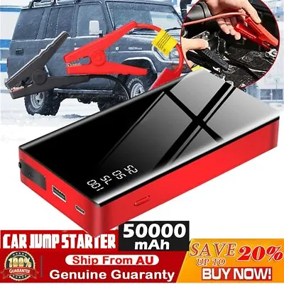 $42.29 • Buy 50000mAh Portable 12V Car Jump Starter Power Bank Vehicle Charger Battery Engine