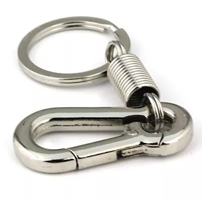 Maycom Retro Style Simple Strong Carabiner Shape Keychain Key Chain Ring Keyr... • $14.84