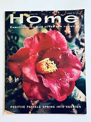 Los Angeles Times Home Magazine January 1966 MCM Home Lifestyle Gardening Design • $19.99