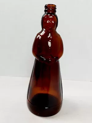 Vintage Mrs. Butterworth's 10  Amber Glass Syrup Bottle No Cap  323 • $5.99