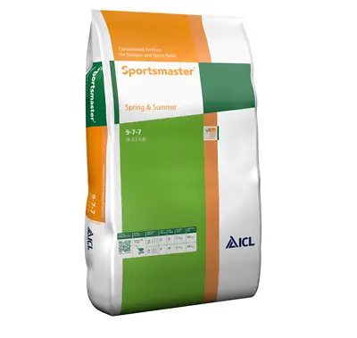 25kg Icl Sportsmaster 9-7-7 Spring Summer Professional Lawn Feed Fertiliser • £42.99