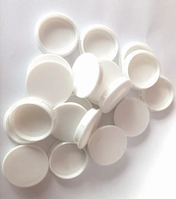 £1.49 • Buy 35mm Kitchen Hinge Cover White Cover Holes Cupboard Doors Kitchen Cabinet Caps