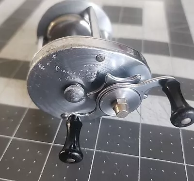 Vintage Shakespeare 1950 Direct Drive Model ED Levelwind Bait Casting Reel WORKS • $14.99