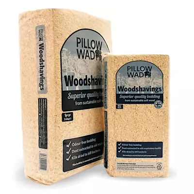 Wood Shavings Bedding Pillow Wad Premier Small Animal Kiln Dried Bales 1kg 3.6kg • £10.99