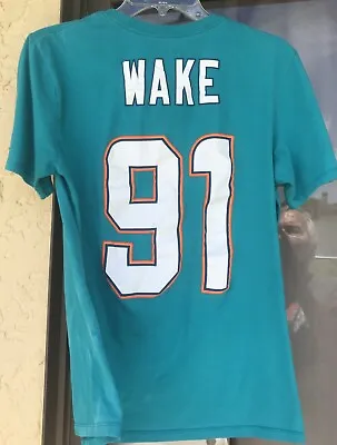 Miami Dolphins Cameron Wake #91 Athletic Cut T Shirt Size M (28) • $9.99