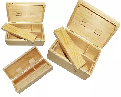 Wooden Rolling Box Roll Box Smoking Stash. All Sizes  • £10.99