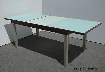 Vintage Italian Costantini Pietro Extension Dining Room Table W One Leaf • $3200