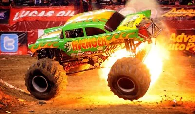 GLOSSY PHOTO PICTURE 8x10 Avenger Monster Truck Monsterjam Car • $3.98