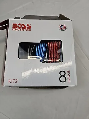BOSS Audio Systems KIT2 8 Gauge Amp Installation Wiring Kit New Open Box • $21.99