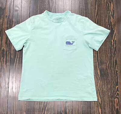 Vineyard Vines Pocket T Shirt Mens Small Green  • $11.99