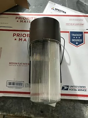 Fluorescent Wall Light Jelly Jar Dusk To Dawn With Photo Cell 13W Bronze • $29.99