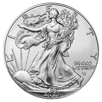 Hot 2023 Silver American Eagle 1 Oz Silver - BU • $25.99