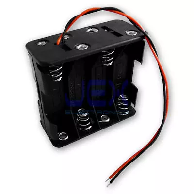 Eight/8X AA DIY Battery Holder Case Box Base 12V Volt With Bare Wire Ends • $1.99