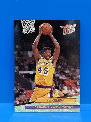 A.C. Green - Los Angeles Lakers - 92-93 Fleer Ultra Card Excellent • $1