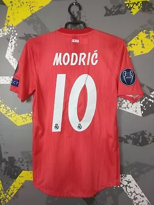 Modric Real Madrid Third Football Shirt 2018 - 2019 Adidas Authentic Mens Ig93 • $110.49