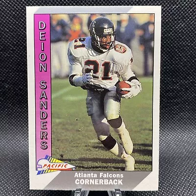 1991 Pacific #1 Deion Sanders Atlanta Falcons B1876 • $1.99