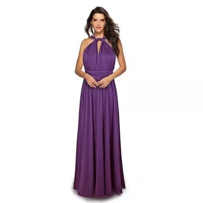 Dress Women's Way Wrap Bridesmaid Evening Multi Maxi Convertible Formal Long • £16.22