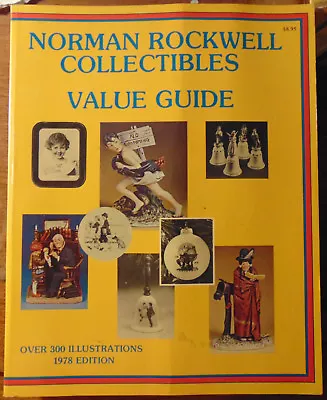 Norman Rockwell Collectibles Value Guide By Mary Moline (1978 Paperback) • $7