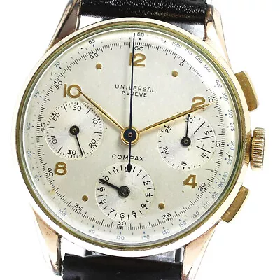 Universal Geneve Compax 42405 Chronograph Cal.285 Hand Winding Men's_801443 • $2164.10