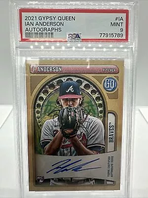 2021 Topps Gypsy Queen Ian Anderson RC Auto #GQA-IA PSA 9 MINT - BRAVES • $25