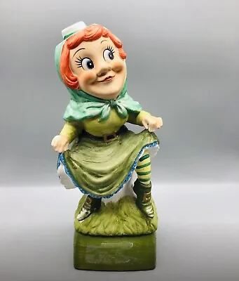 Vintage Hoffman Distilling Mrs. Lucky Leprechaun Musical Decanter 1974 • $15