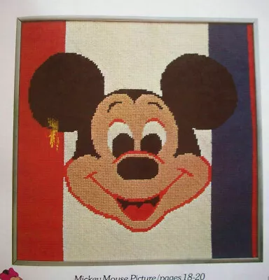 Walt Disney Mickey Mouse Characters Needlepoint Craft Patterns  • $9.99