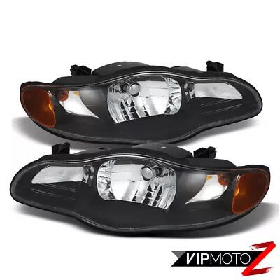 2000-2005 Chevrolet Monte Carlo LS LT SS Black LH+RH Headlights Assembly V6 • $155.25