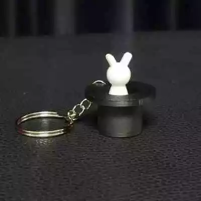 Magic Hat Keychain Magic Accessories Rabbit Top Hat Design Decoration Magician • $6.99