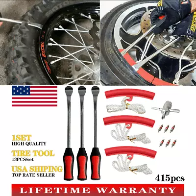 Steel Tire Spoon Lever Iron Tool Kit Professional Motorcycle Tire Changing Tool • $28.99