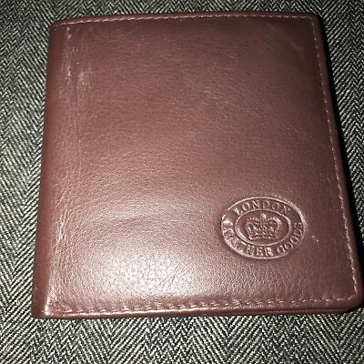 Premium Quality London Leather Goods Card And Note Wallet • £10.99